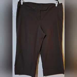 Lane Bryant Black Cropped Pants